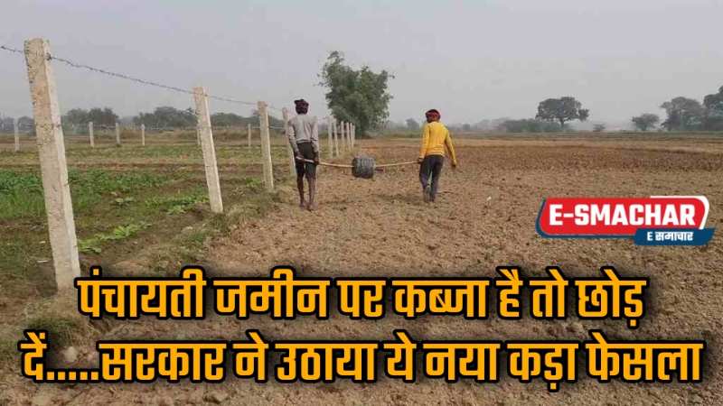 Haryana News: पंचायती जमीन पर कब्जा करने वालों की खेर नहीं.....सरकार ने लिया नया फेसला