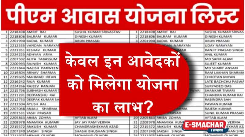 PM Awas Yojana New List: पीएम आवास योजना की नई लिस्ट जारी... जल्द करे चेक