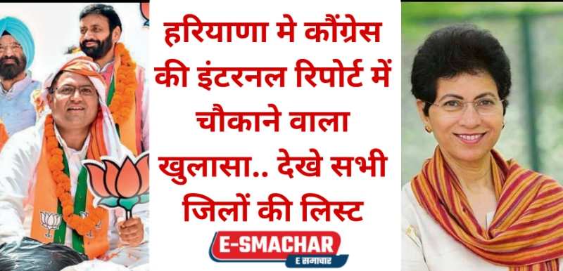 Lok Sabha Internal Report: हरियाणा लोकसभा चुनाव में भाजपा के बाद कांग्रेस की आई चौकाने वाली इंटरनल