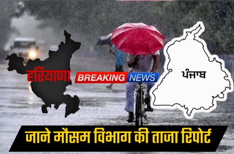 Haryana weather: हरियाणा-पंजाब के कई जिलों में बारिश : 2 जगह बाढ़ जैसे हालात; उमस ने पसीने छुड़ाए