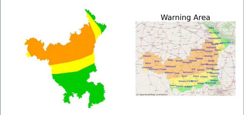 Haryana weather: हरियाणा के 12 जिलों में बारिश और तूफान का ऑरेंज अलर्ट, 10 जिलों में हीटवेव की चेतावनी -